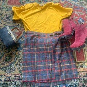 Vintage plaid mini!